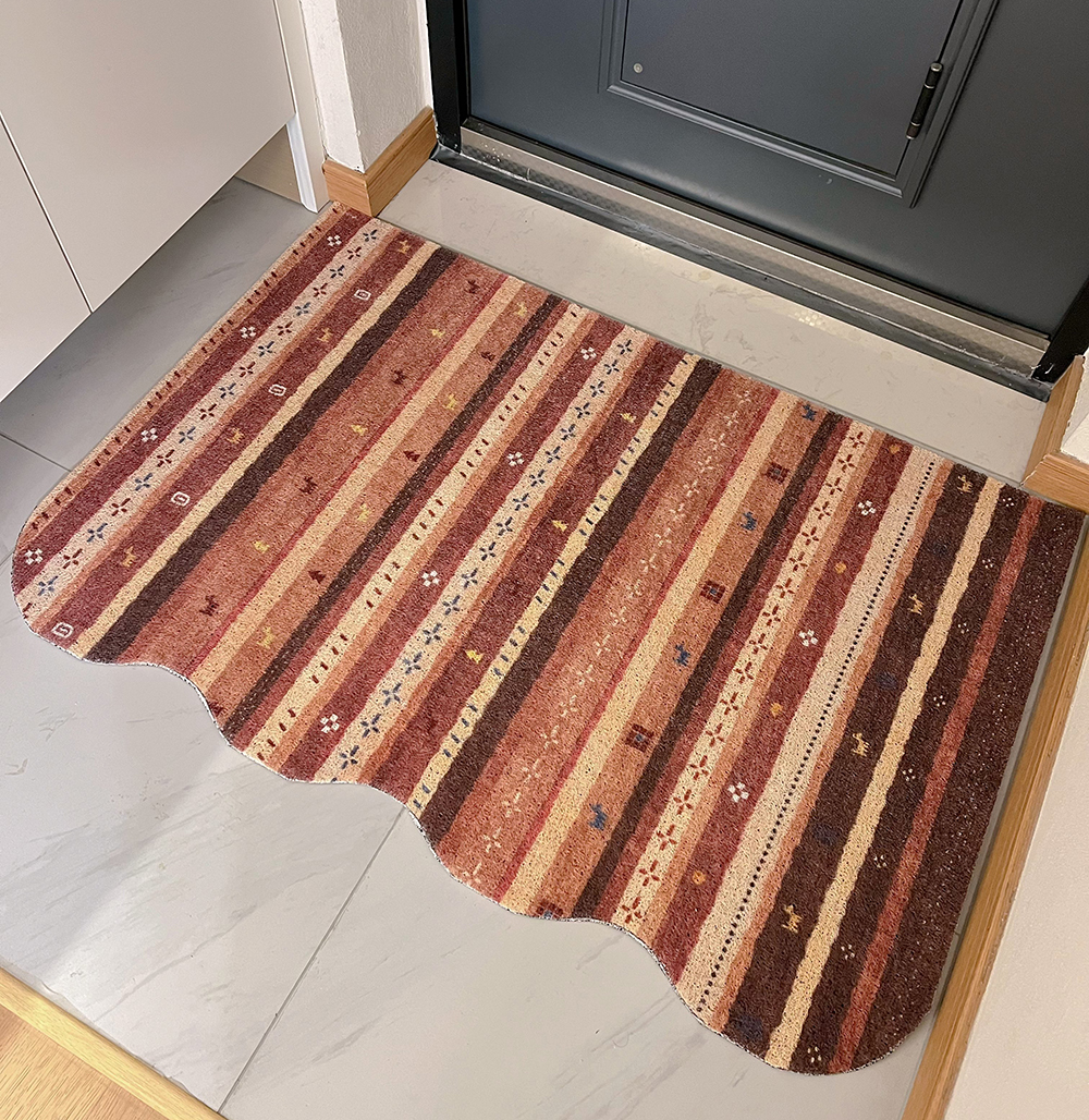 Japan Bathroom.Home - Boho Striped Door Mat, Entrance Doormat,