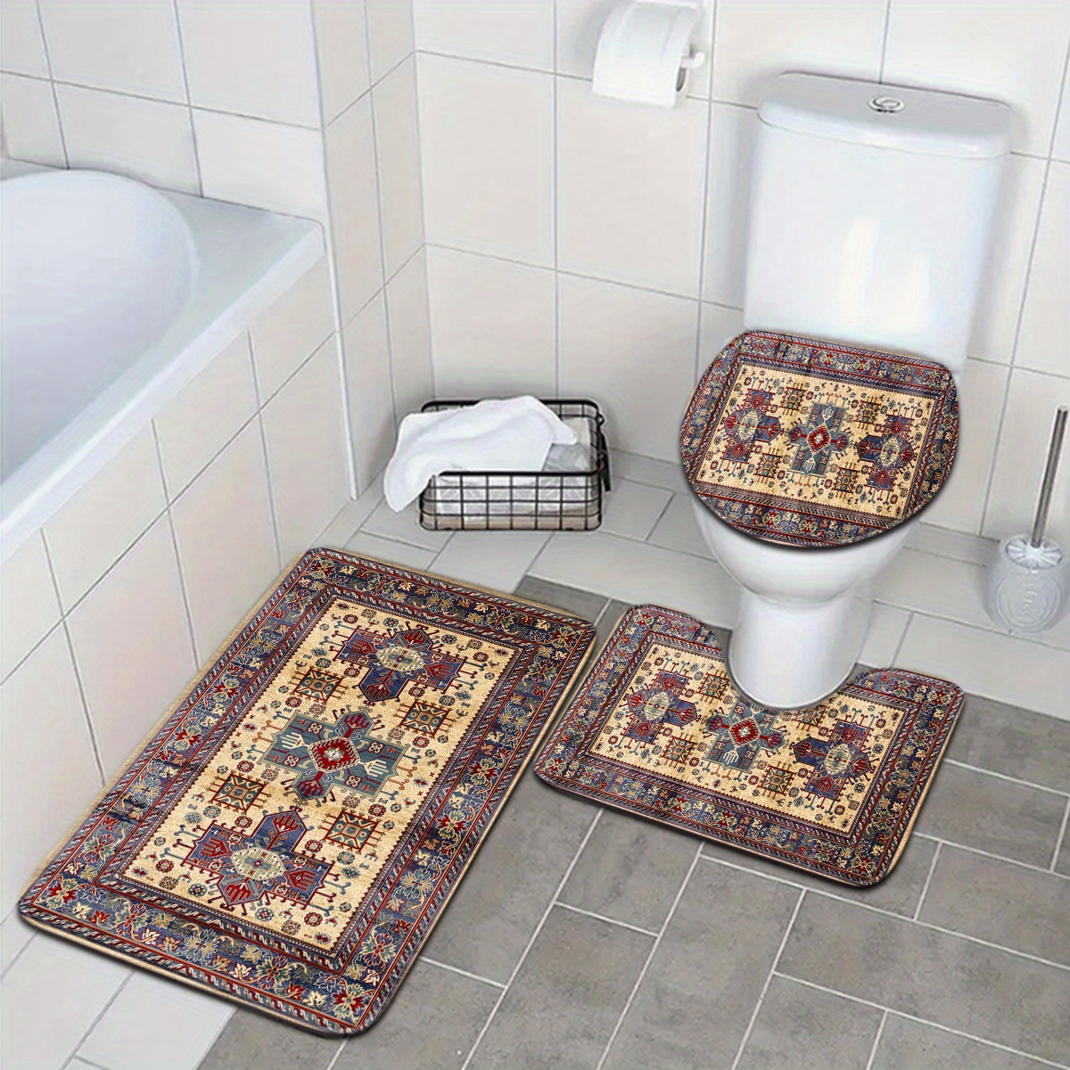 Home Made Bathroom Vanity - Bathroom Mat Set Toilet Mat Bath