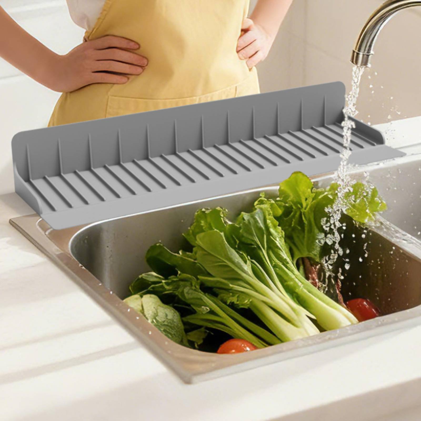 Home For Bathroom - Silicone Sink Splash Guard Waterproof Faucet