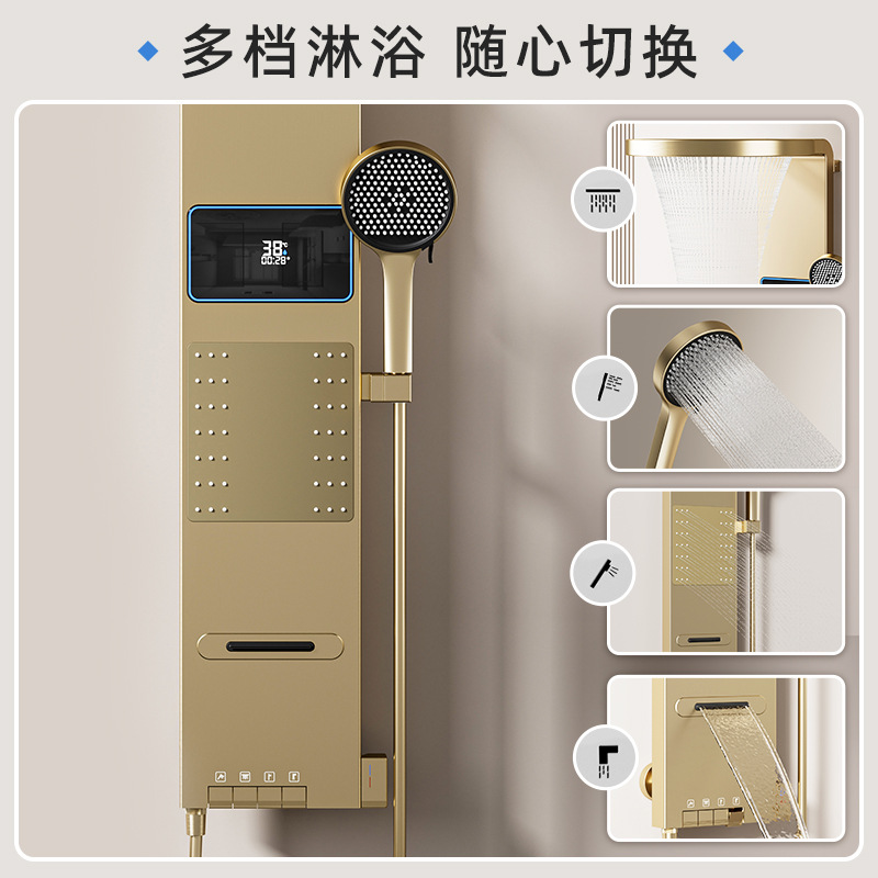 Space-Gray Smart Digital Displ - Home Bathroom Shower review and price