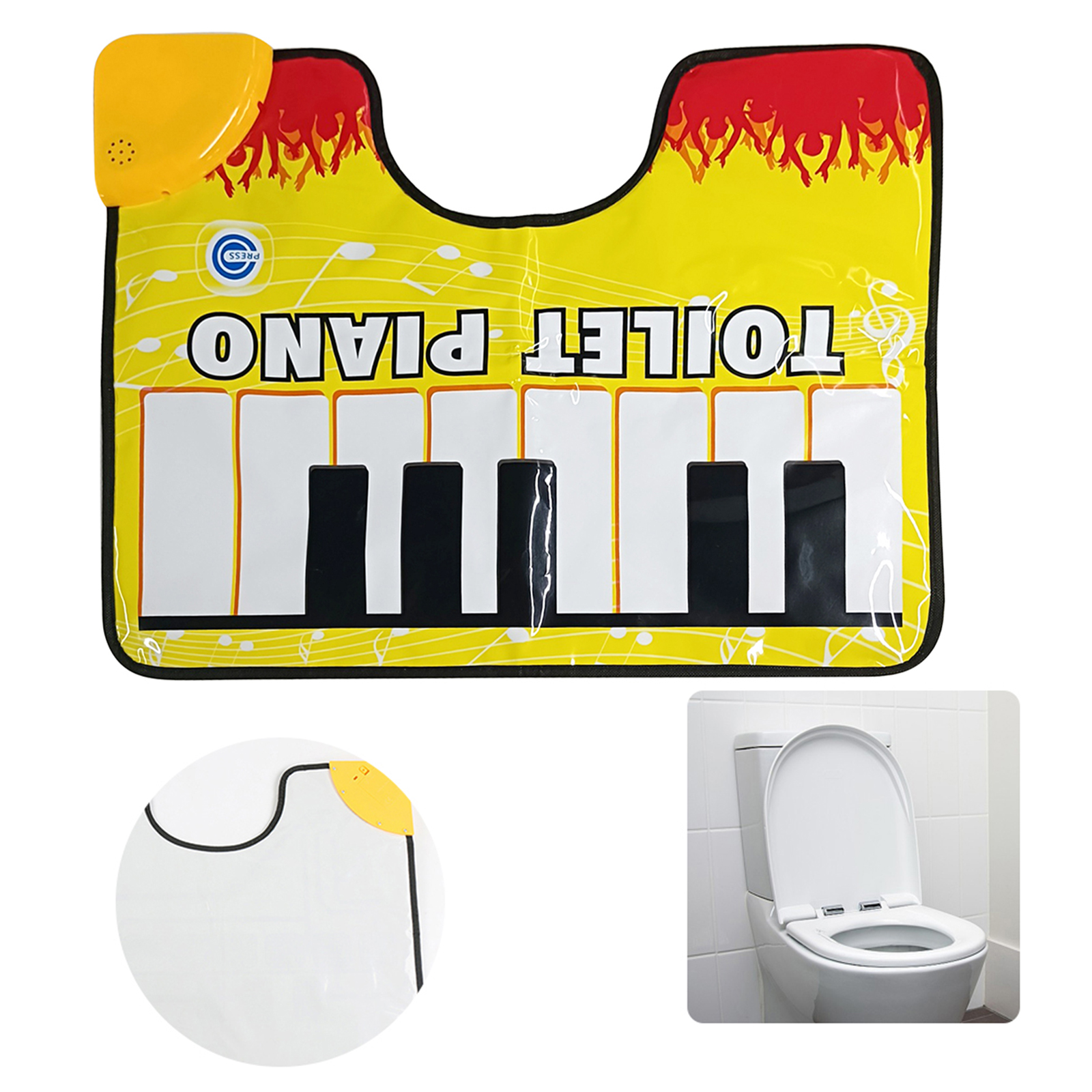 Novelty Potty Piano Sounding C - Home Bathroom Carpet review and price