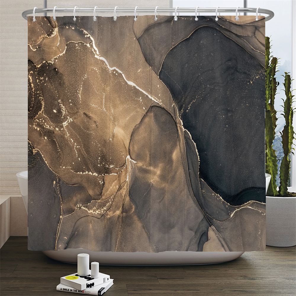 unframed Gradient Marble Ink T - Shower Curtain Liner review and price
