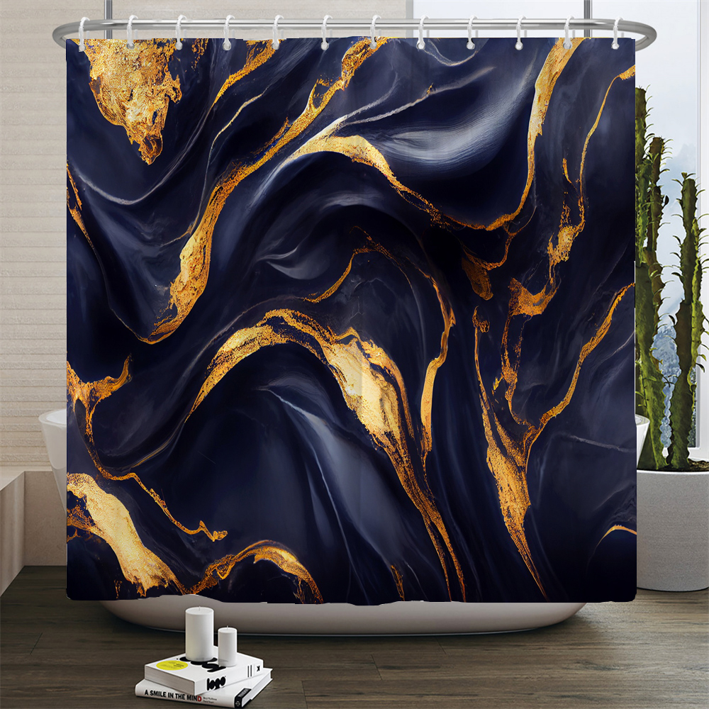 unframed Gradient Marble Ink T - Shower Curtain Liner review and price