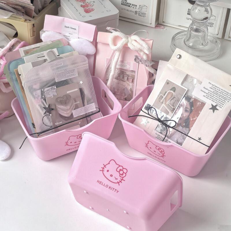 Cute pink storage desktop stor - Home Goods Bathroom Storage review and price