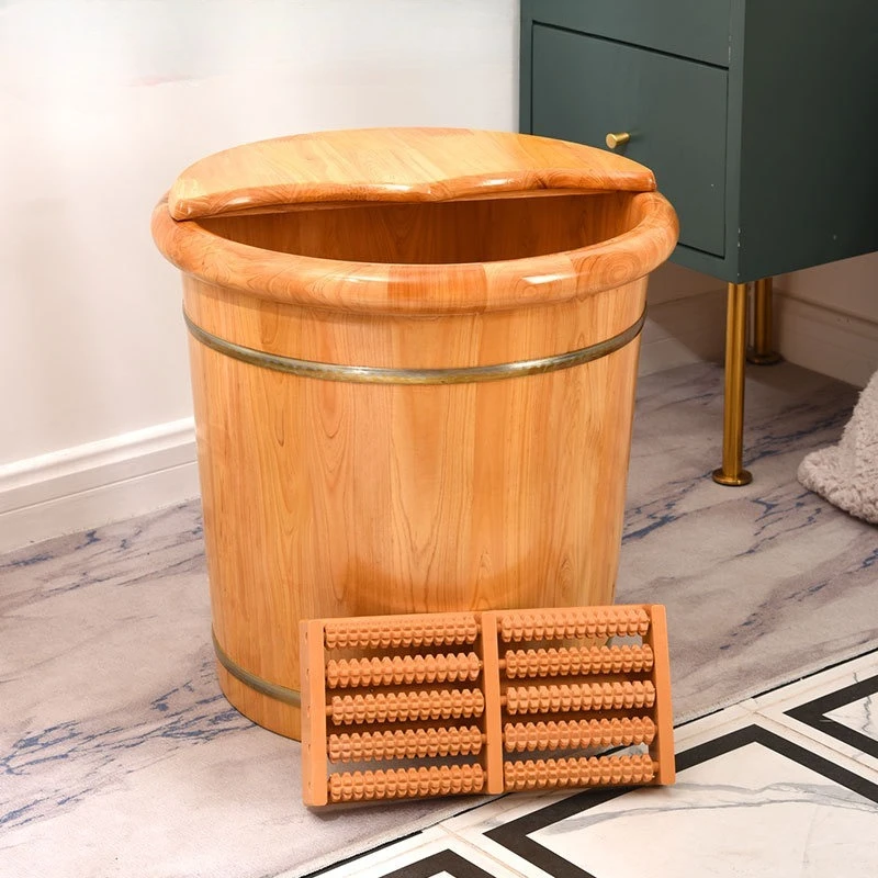 Solid Cedar Wood Foot Soak Tub - Home Bathroom Sauna review and price