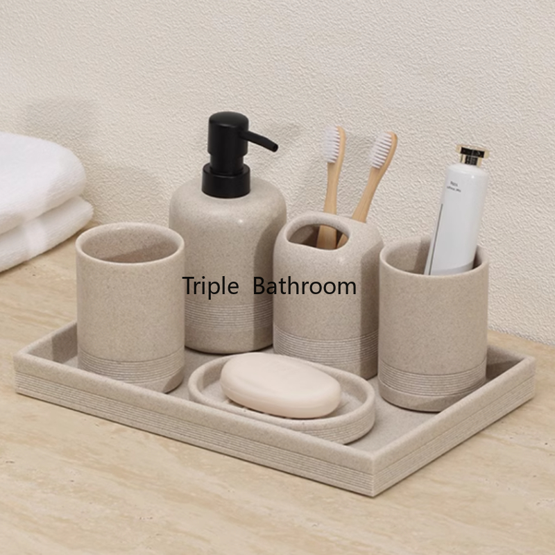 1pc Sandstone Bathroom Toiletr - Zara Home Bathroom Set review and price