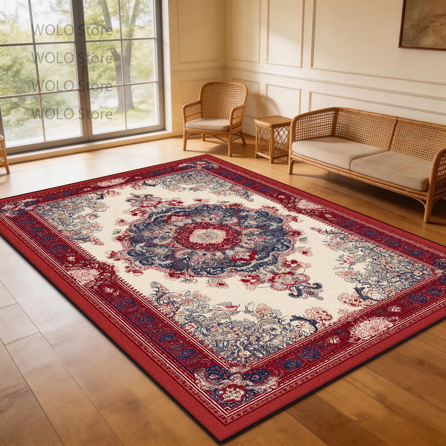Persian-Style Floor Mat Classi - Home Bathroom Cleaning Machine review and price