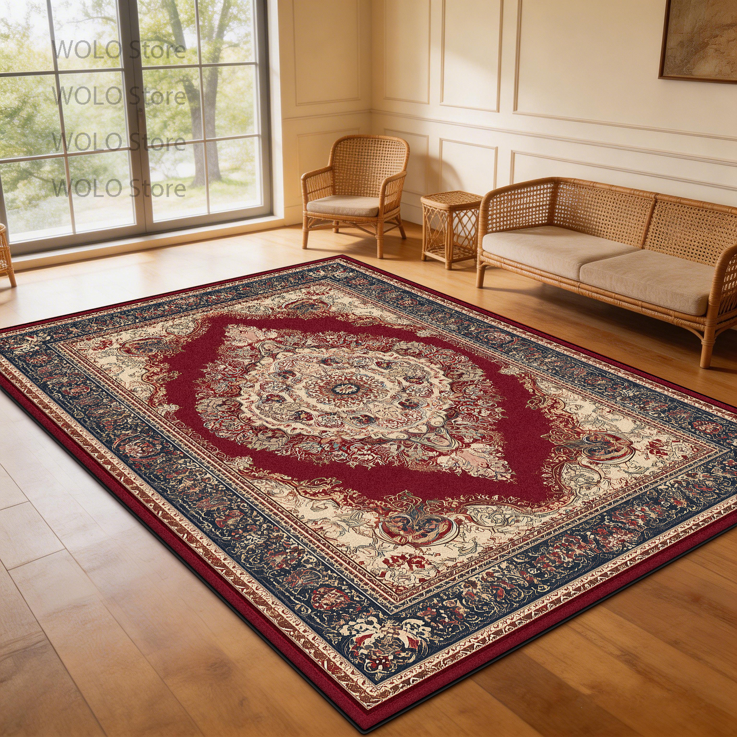 Persian-Style Floor Mat Classi - Home Bathroom Cleaning Machine review and price