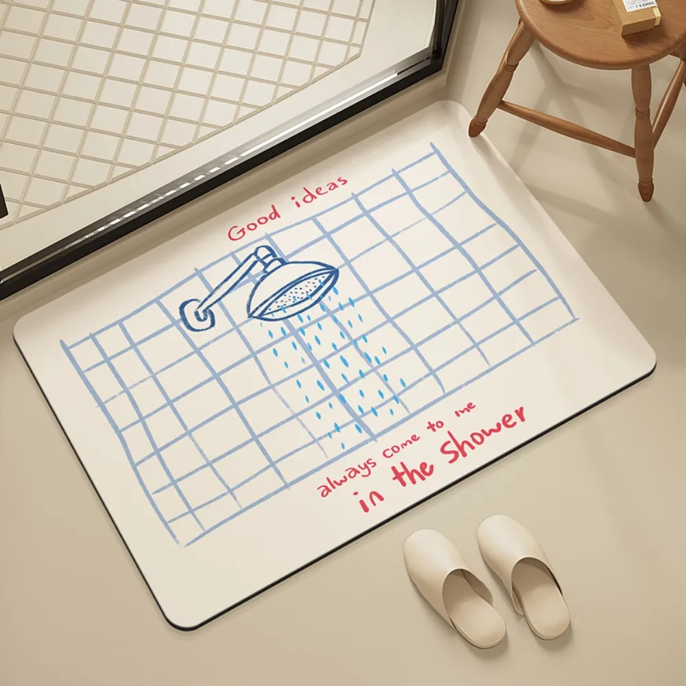 Witty Bathroom-Themed Mat for  - Home Made Bathroom Vanity review and price