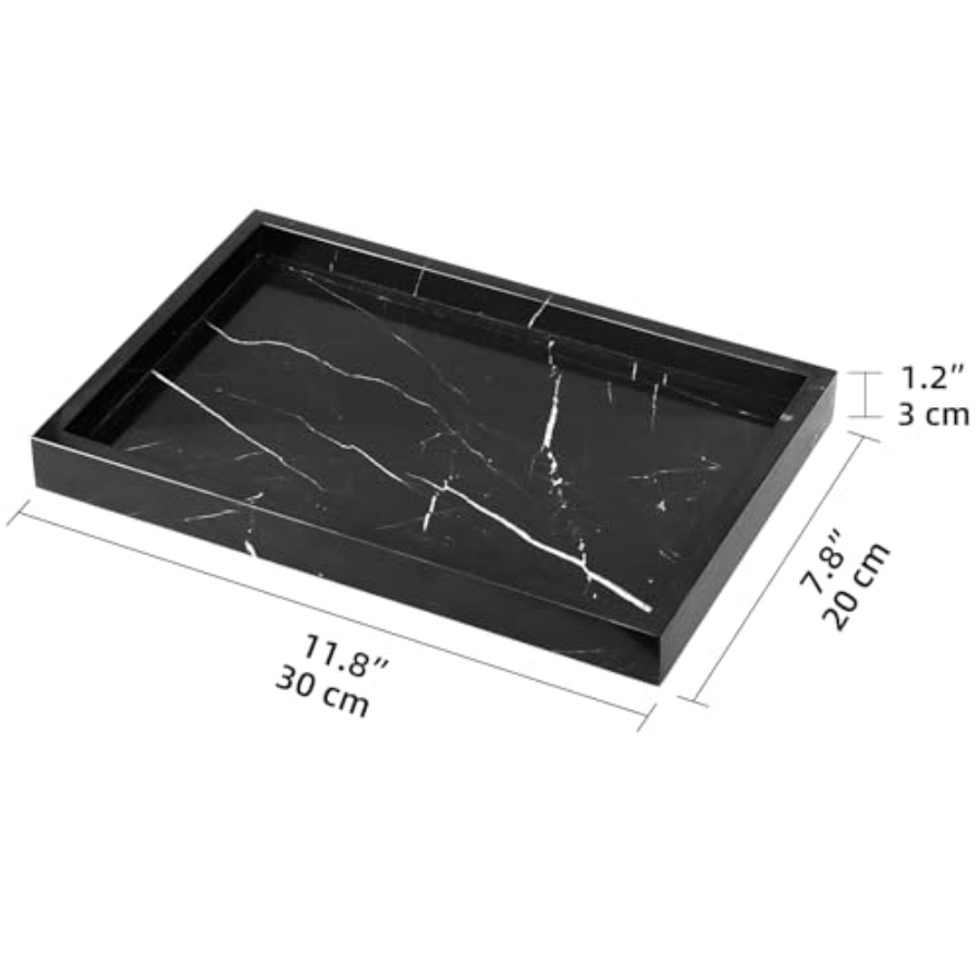 Marble Bathroom Vanity Tray, N - Home For Bathroom review and price