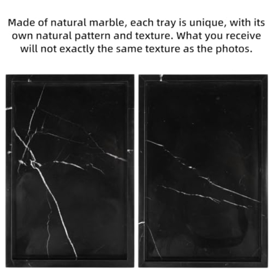 Marble Bathroom Vanity Tray, N - Home For Bathroom review and price