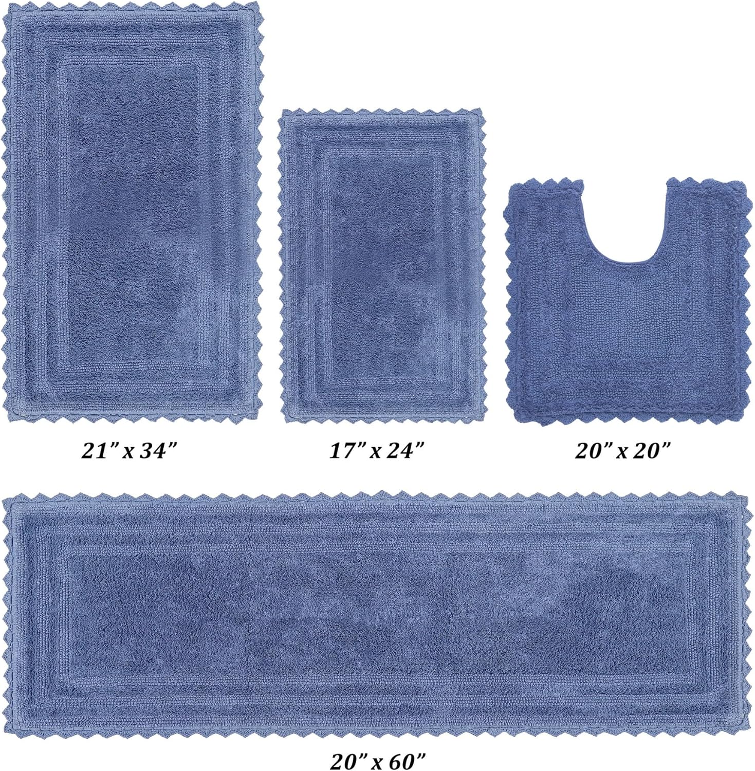 4 Piece Crochet Bath Mat Set 1 - Zara Home Bathroom Set review and price