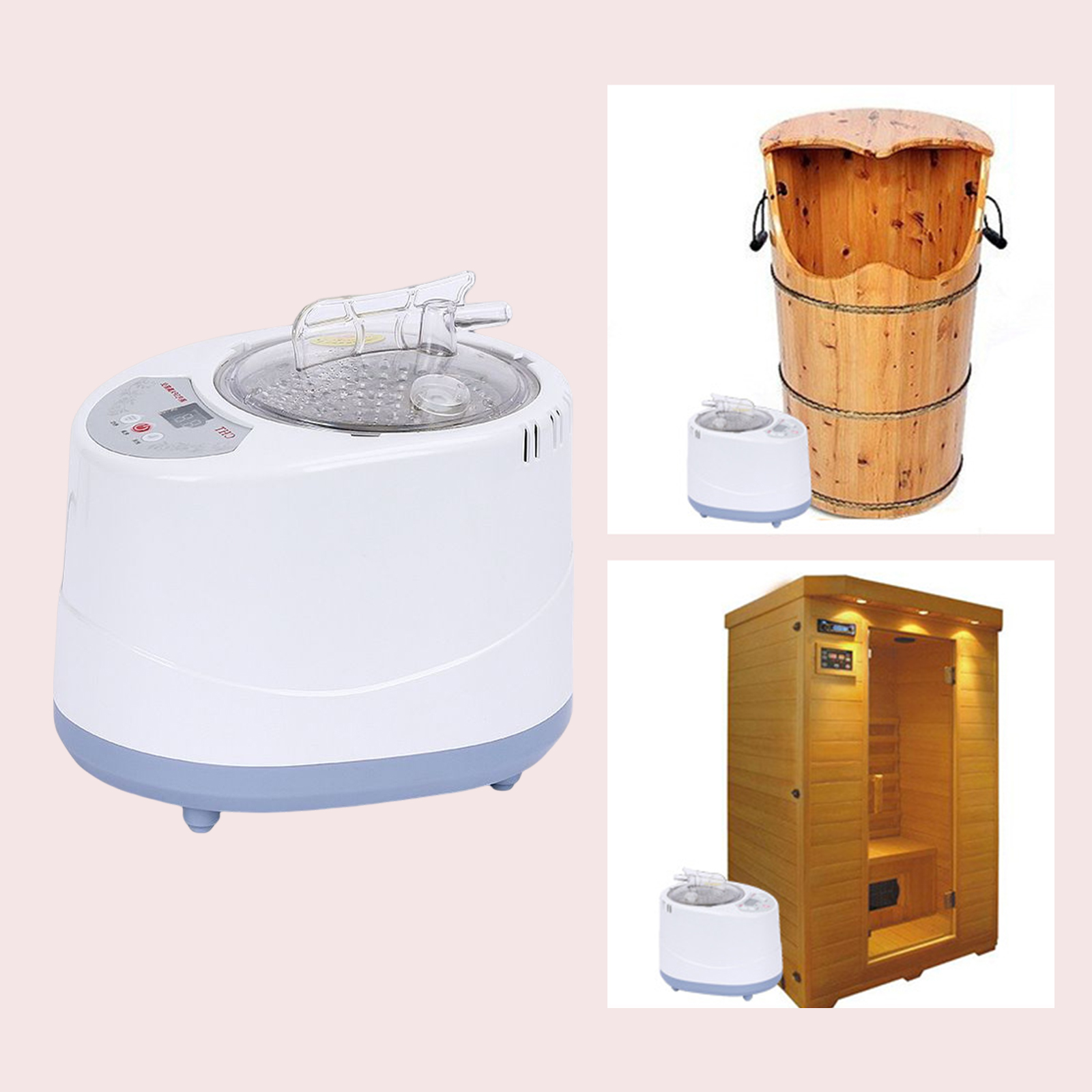 3L Sauna Steamer Pot Sauna Ste - Home Bathroom Sauna review and price