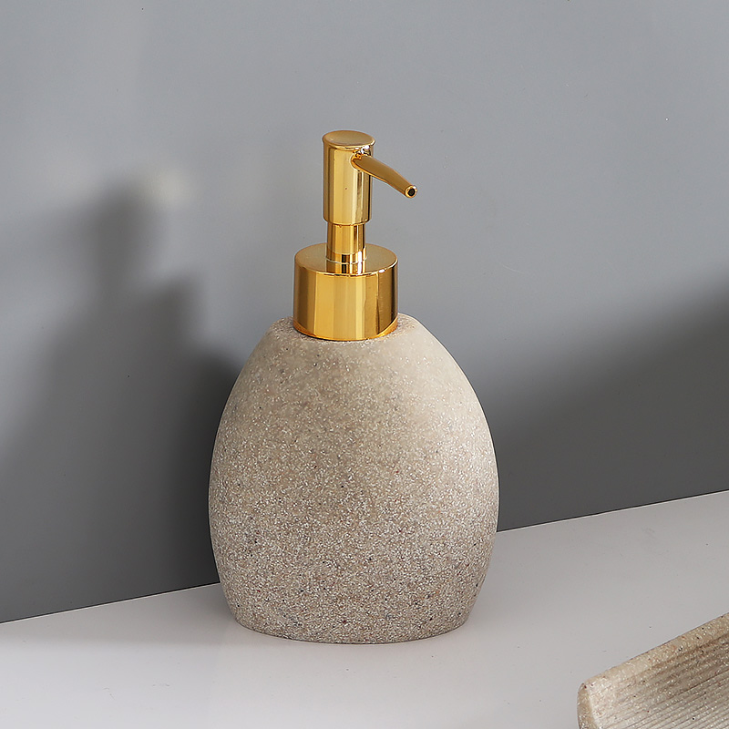 Nordic Resin Sand Lotion Bottl - Zara Home Bathroom Set review and price
