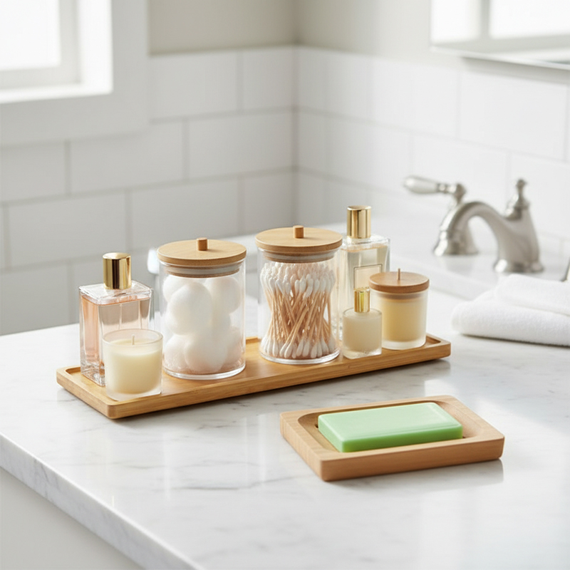 Bamboo Bathroom Accessories Se - Zara Home Bathroom Set review and price
