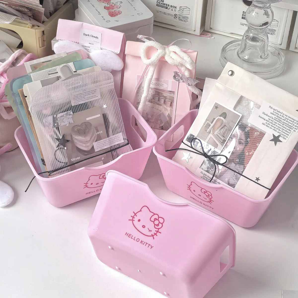 Hello Kitty 2/4Pcs Plastic Org - Home Goods Bathroom Sets review and price