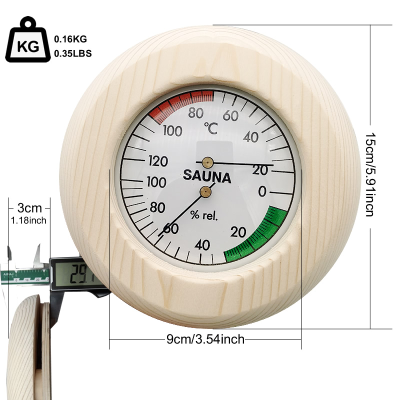 Wall Hung Thermo-Hygrometer Sa - Home Bathroom Sauna review and price
