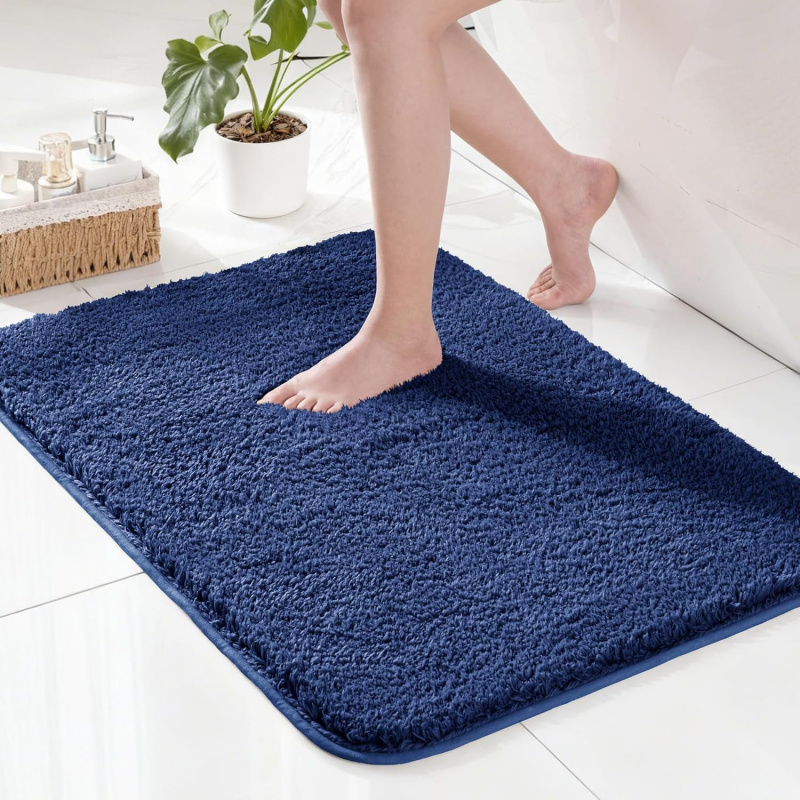 VIKAMA Multi Size Navy Blue Ba - Zara Home Bathroom Rug review and price
