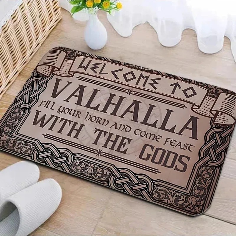 Retro Welcome Doormat Gothic E - Zara Home Bathroom Rug review and price