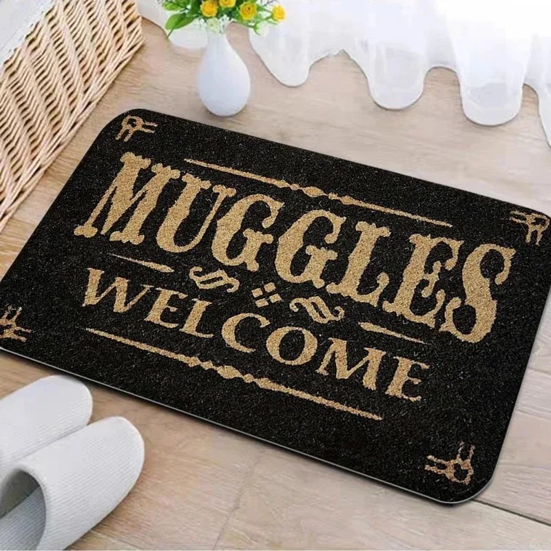 Retro Welcome Doormat Gothic E - Zara Home Bathroom Rug review and price