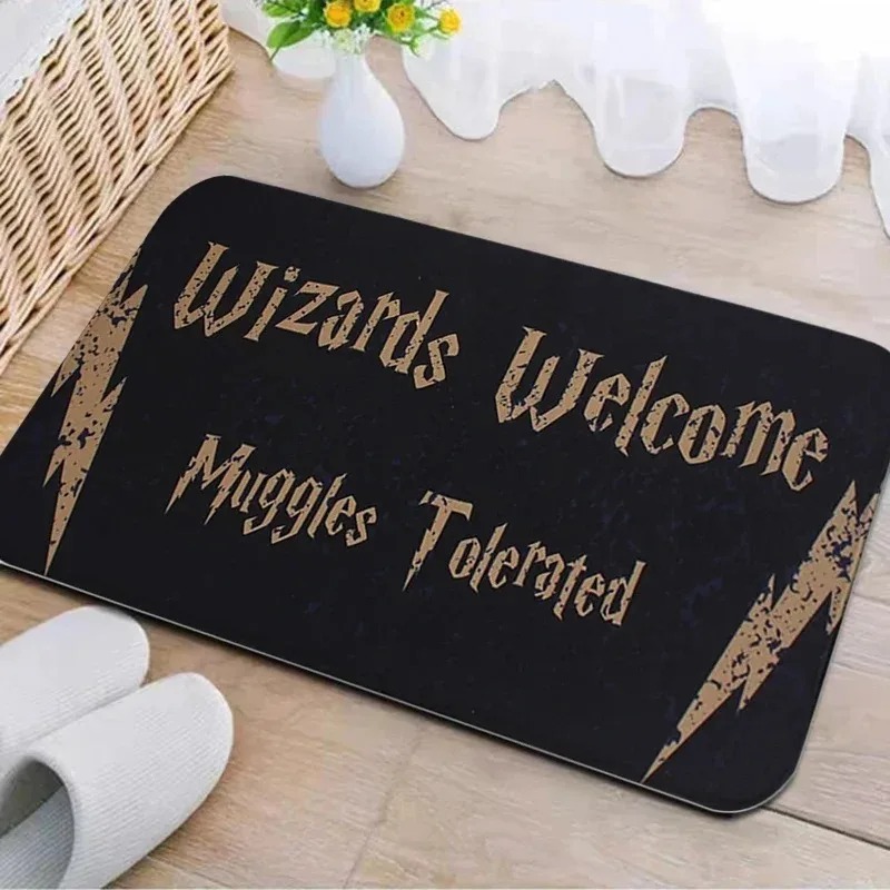 Retro Welcome Doormat Gothic E - Zara Home Bathroom Rug review and price