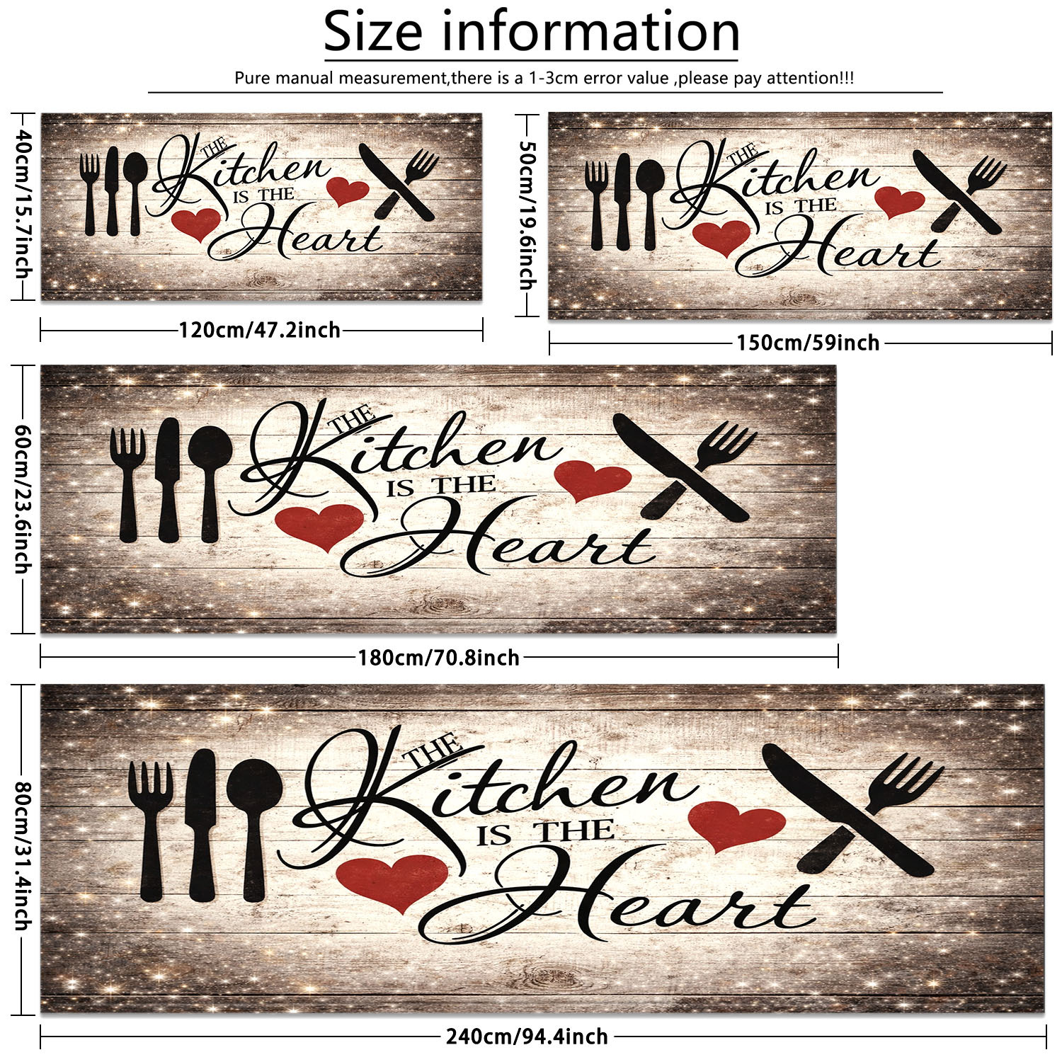 VIKAMA Knife and Fork Heart Ki - Home Bathroom Carpet review and price