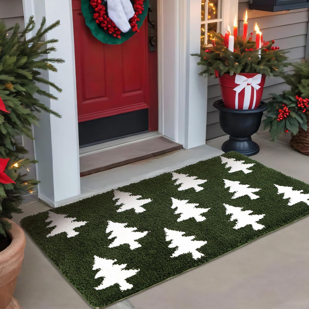 VIKAMA Christmas Tree Rug - Ba - Home Made Bathroom Vanity review and price