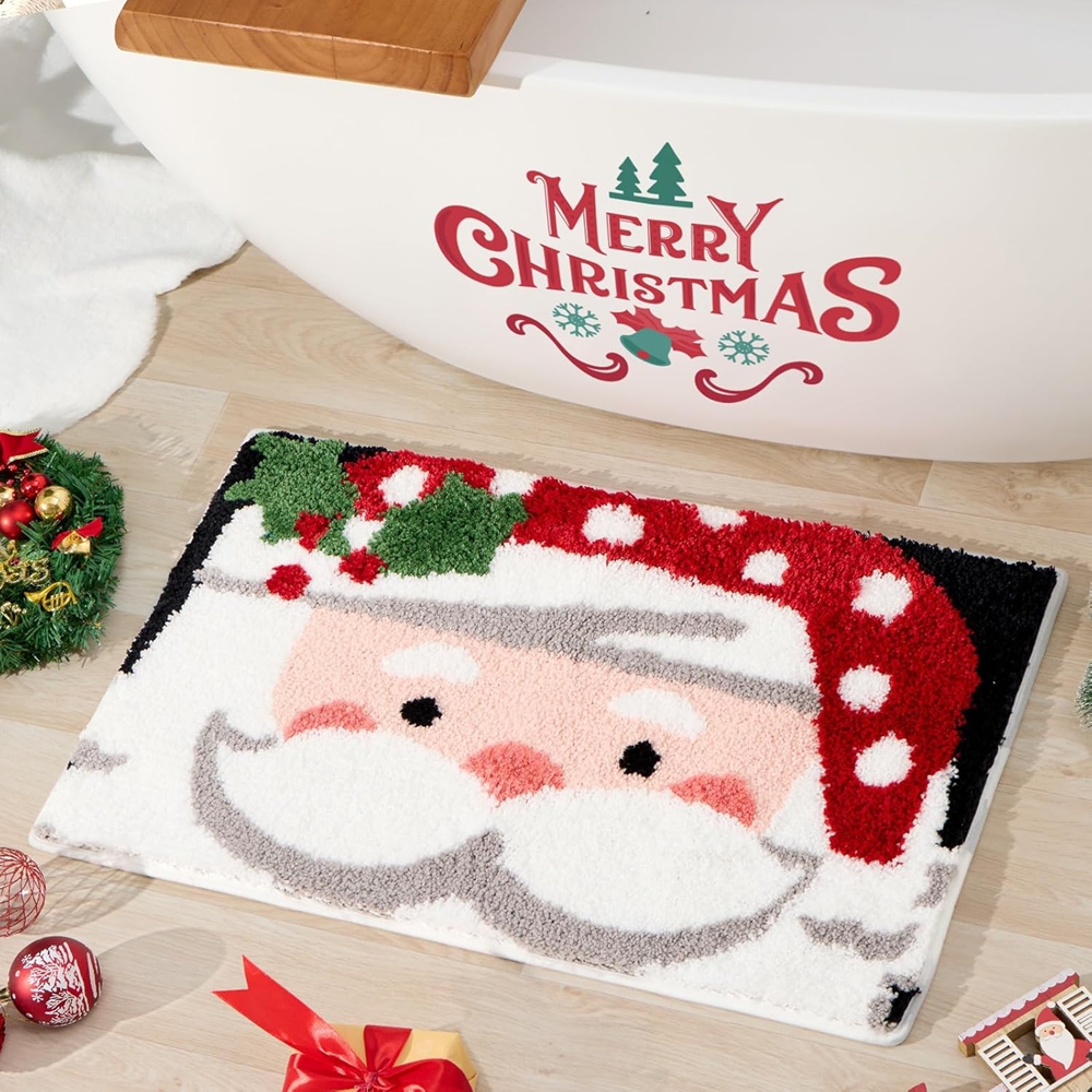 VIKAMA Christmas Tree Rug - Ba - Home Made Bathroom Vanity review and price