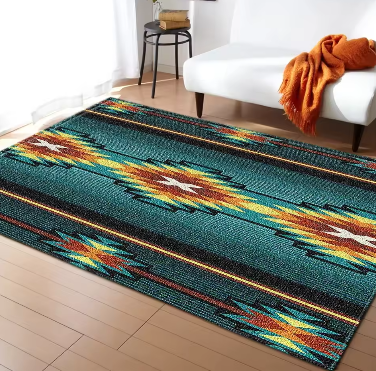 Living Room Rug Indian Tribal  - Home Bathroom Cleaning Machine review and price