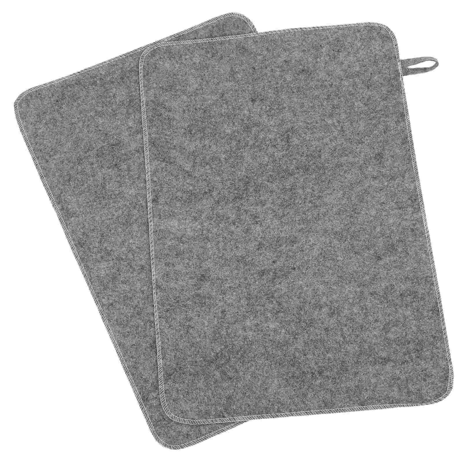 2pcs Grey Felt Sauna Seat Cush - Home Bathroom Sauna review and price