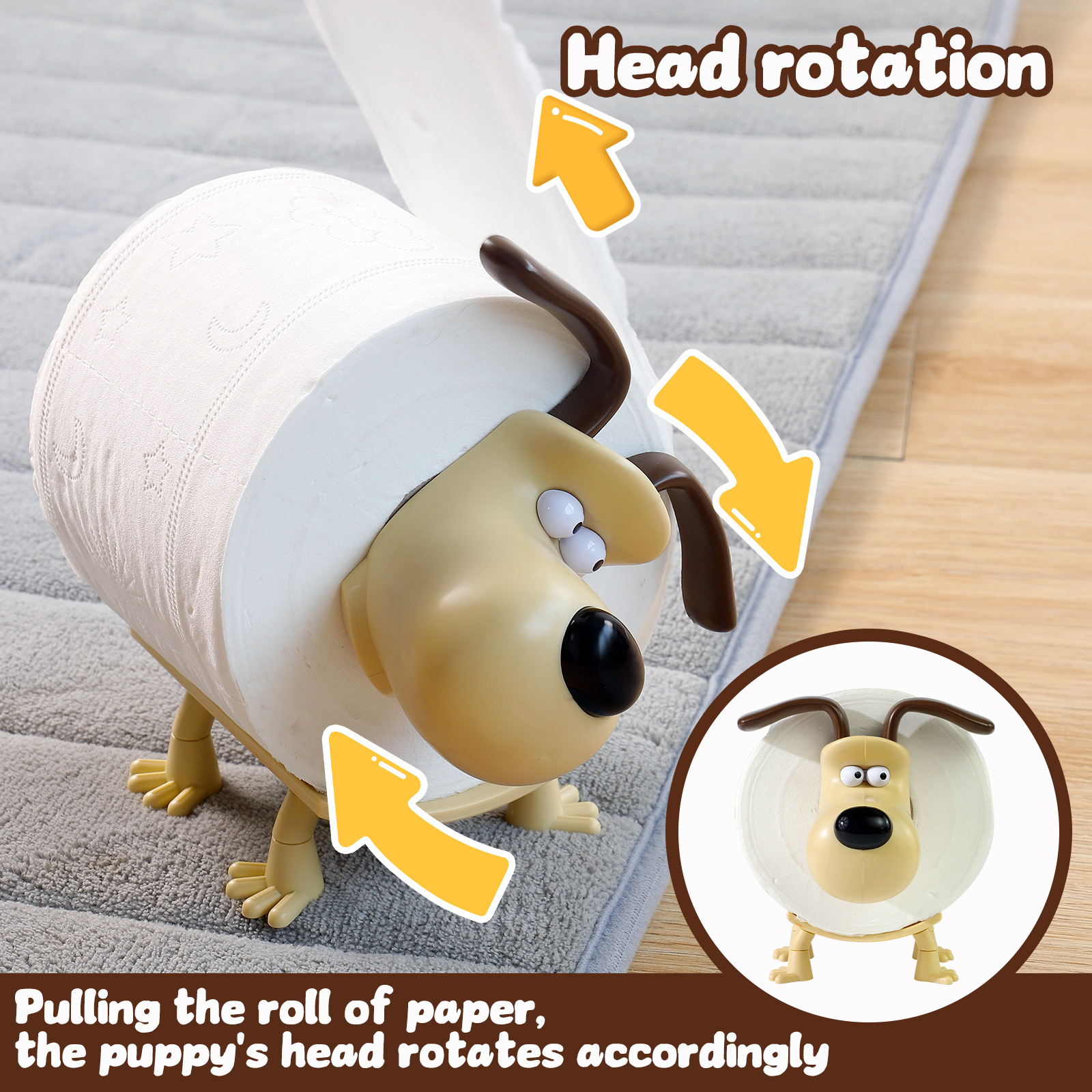 Puppy Toilet Holder Home Decor - Home Goods Bathroom Accessories review and price