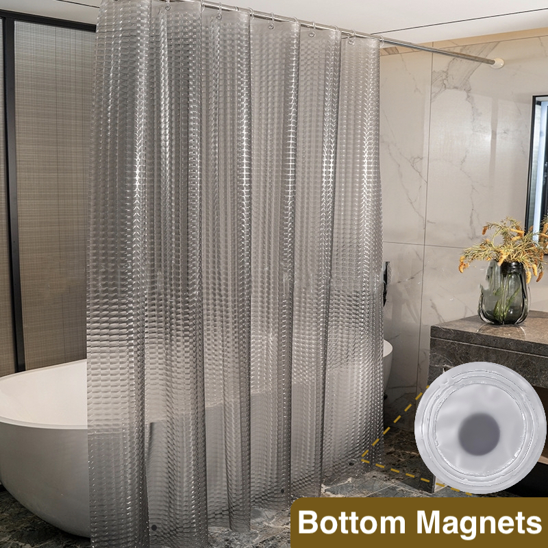 1Pc Gray Crystal Shower Curtai - Shower Curtain Liner review and price