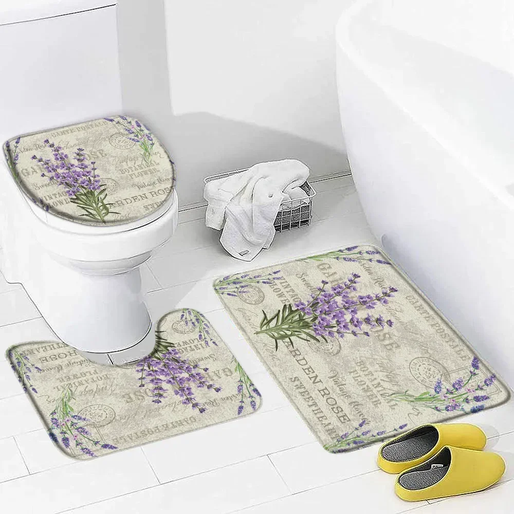 Purple Lavender Bath Mat Set N - Zara Home Bathroom Rug review and price