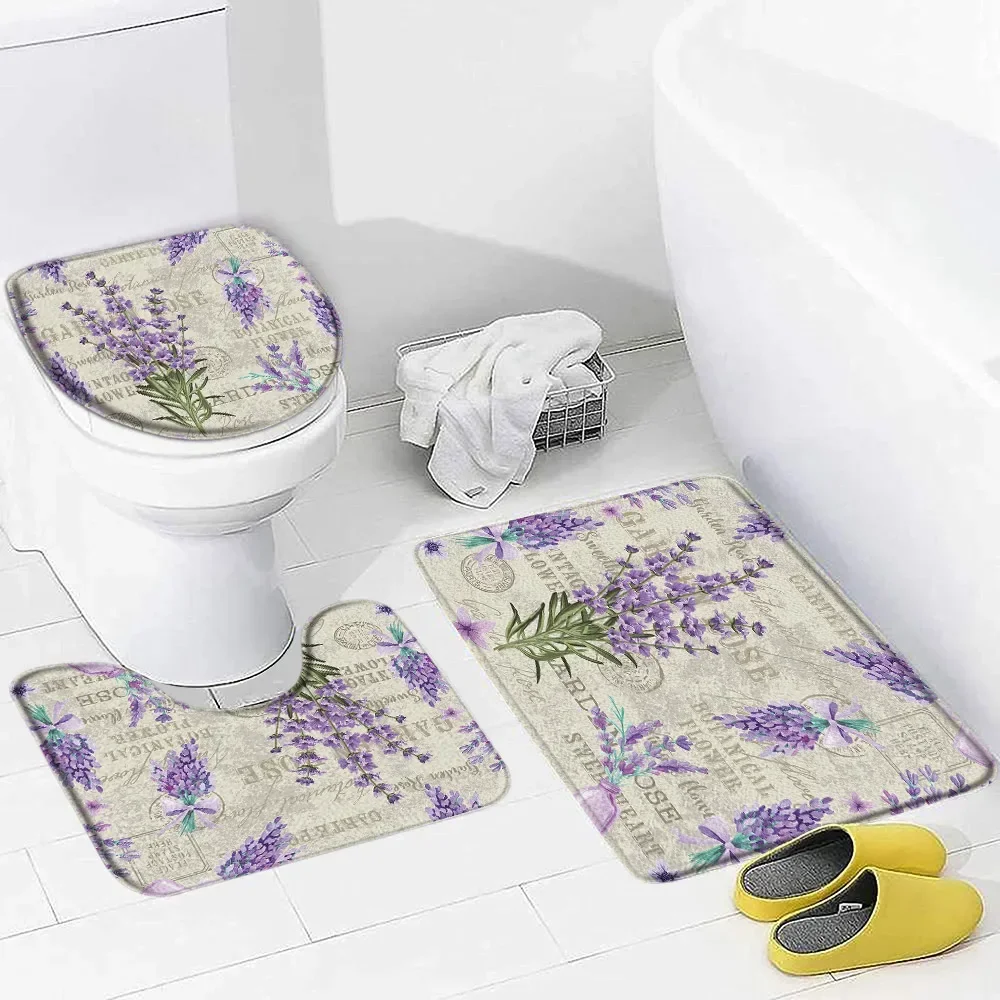 Purple Lavender Bath Mat Set N - Zara Home Bathroom Rug review and price