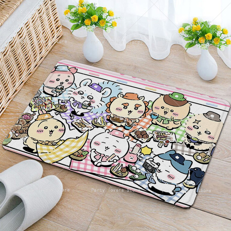 Anime Chiikawas Flannel Carpet - Home Bathroom Carpet review and price
