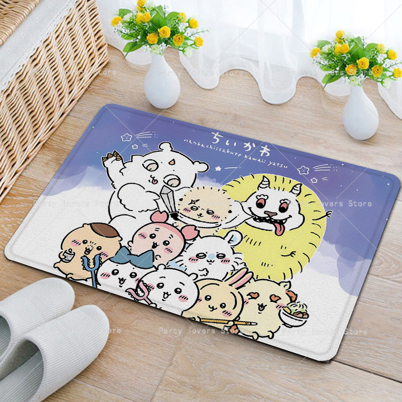 Anime Chiikawas Flannel Carpet - Home Bathroom Carpet review and price