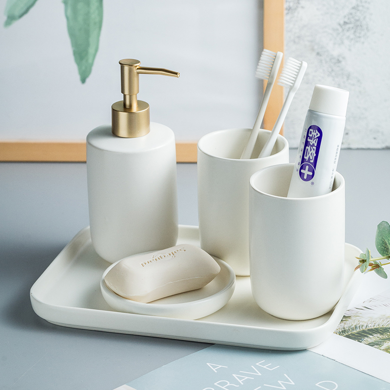 Northern European-Style Cerami - Zara Home Bathroom Set review and price