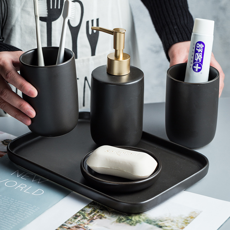Northern European-Style Cerami - Zara Home Bathroom Set review and price