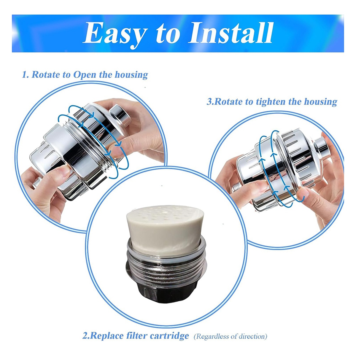 SDFC 5 Pc Shower Filter Replac - Home Bathroom Water Filter review and price