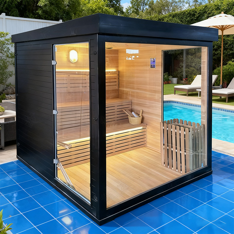 Outdoor Sauna Rest Area Wooden - Home Bathroom Sauna review and price