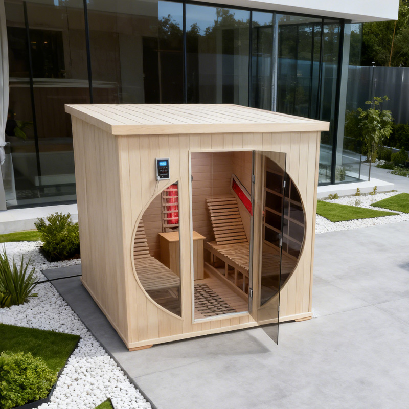 Outdoor Sauna Rest Area Wooden - Home Bathroom Sauna review and price