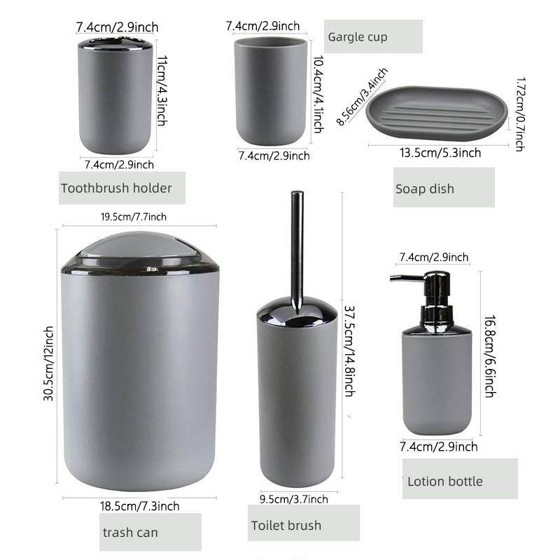Light luxury Bathroom Accessor - Zara Home Bathroom Set review and price