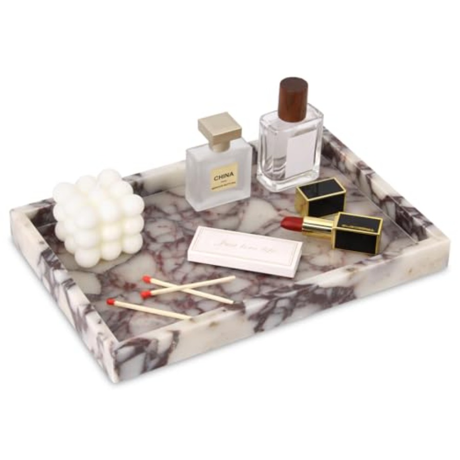 Marble Bathroom Vanity Tray, N - Home For Bathroom review and price