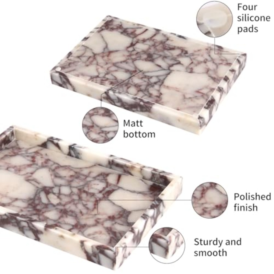 Marble Bathroom Vanity Tray, N - Home For Bathroom review and price