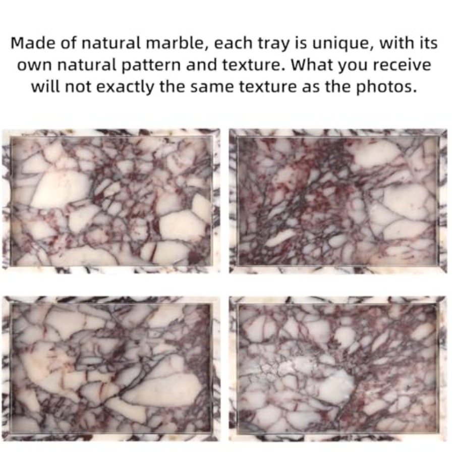 Marble Bathroom Vanity Tray, N - Home For Bathroom review and price