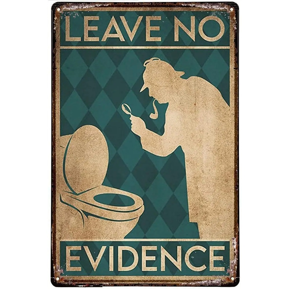 Vintage Funny Quote Metal Tin  - Home Bathroom Quotes review and price