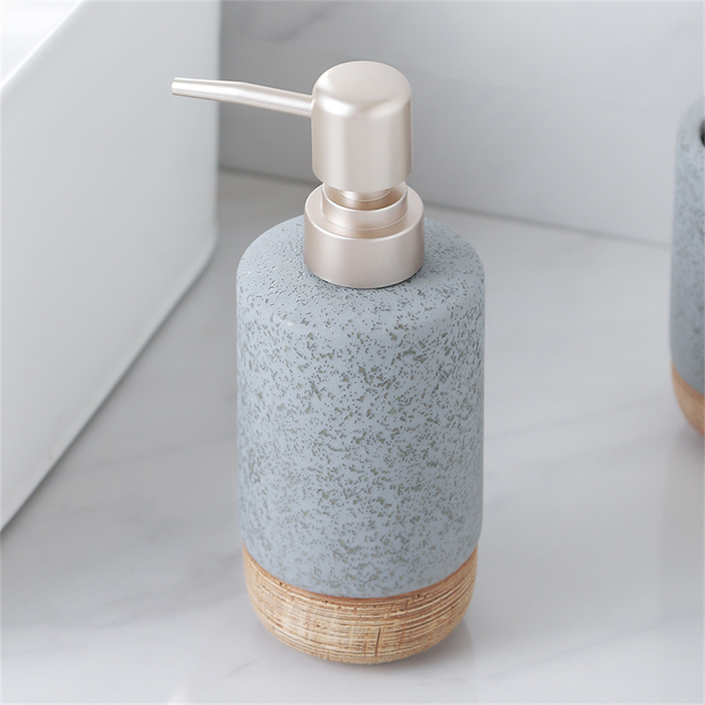 4PCS Brown Base Ceramic Bathro - Zara Home Bathroom Set review and price