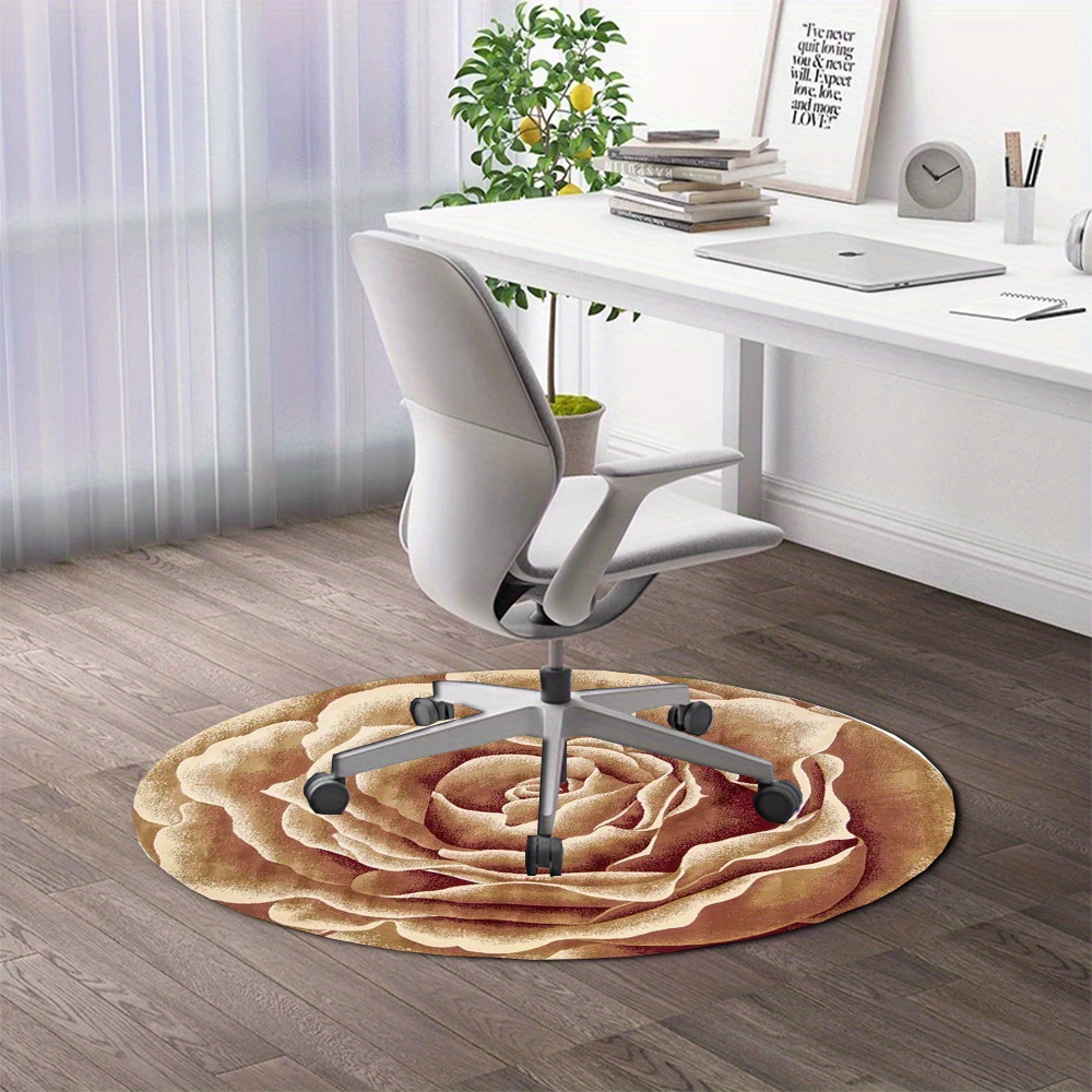 3D Rose Petal Round Rug Flanne - Home Made Bathroom Vanity review and price
