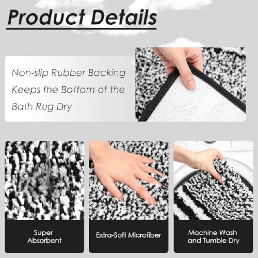 Black Stripes Bathroom Sets wi - Shower Curtain Liner review and price