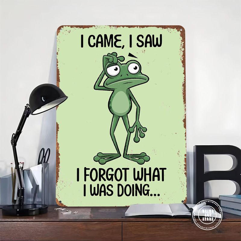 Confused Frog Cartoon With Fun - Home Bathroom Quotes review and price